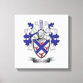 McCallum-Familienwappen-Wappen Leinwanddruck