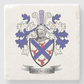 McCallum Familienwappen-Wappen Steinuntersetzer