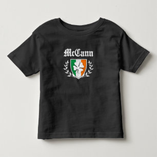 McCann Family Kleeblatt Wappen (Vintag in Not) Kleinkind T-shirt