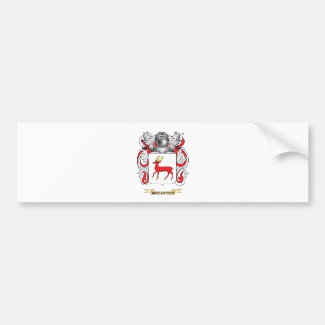 McCarthy Wappen (Familienwappen) Autoaufkleber (Vorne)