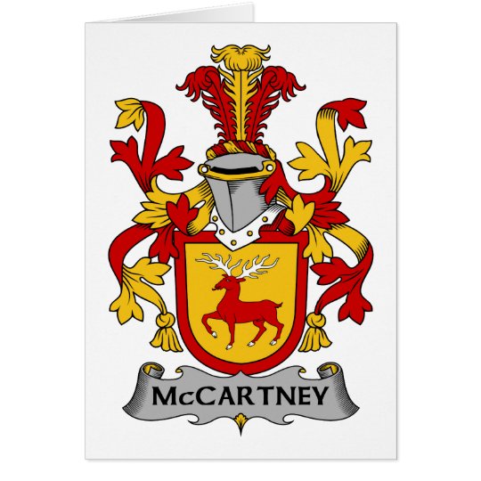McCartney-Familienwappen Karte