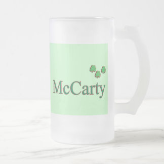 McCarty Familie Mattglas Bierglas