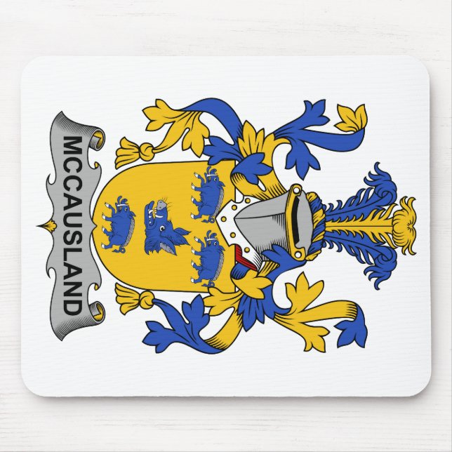 McCausland Familienwappen Mousepad (Vorne)