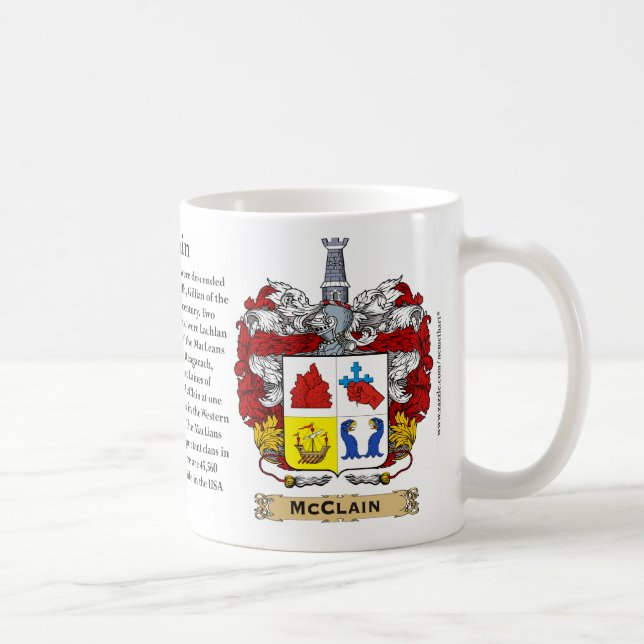 McClain, der Ursprung, die Bedeutung und das Kaffeetasse (Rechts)
