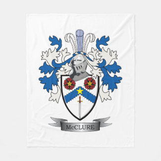 McClure Familienwappen-Wappen Fleecedecke