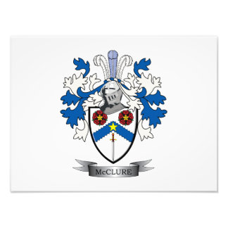 McClure-Familienwappen-Wappen Fotodruck