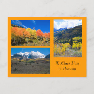 McClure Pass im Herbst Colorado Postkarte