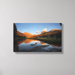 McClure Wiesen-Sonnenuntergang Alpenglow - John Leinwanddruck