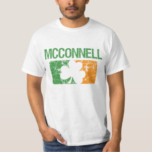 Mcconnell Familienname-Klee T-Shirt
