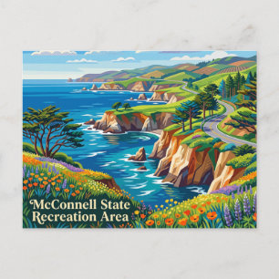 McConnell State Recreation Area Kalifornien Postkarte