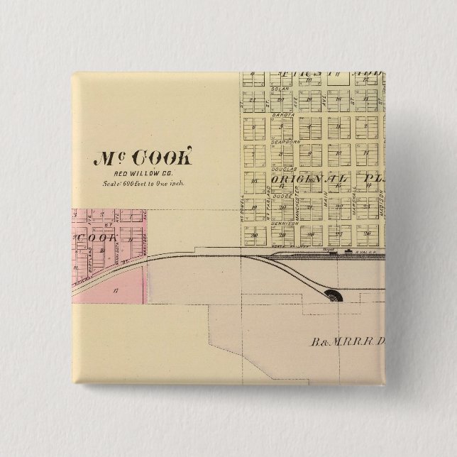 McCook, Nebraska Button (Vorderseite)