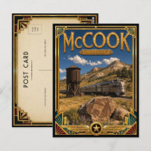 McCook Nebraska Vintage Art Deco Golden Age