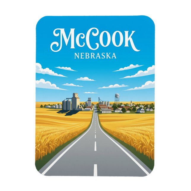 McCook USA Magnet (Vertikal)