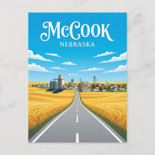 McCook USA Postkarte