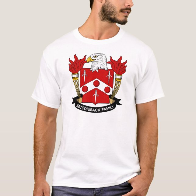 McCormack Familienwappen T-Shirt (Vorderseite)