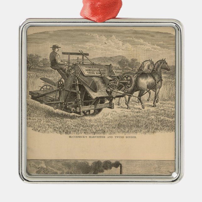 McCormick Company, Chicago, Illinois Silbernes Ornament (Vorne)