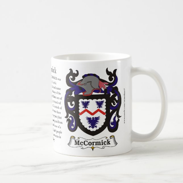 McCormick Familien-Wappen Tasse (Rechts)
