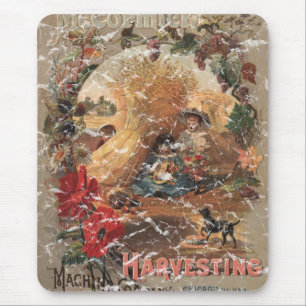 McCormick Harvesting-1873 - Not leidend Mousepad