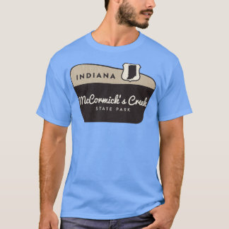 McCormicks Creek Staat Park Indiana Begrüßungszeic T-Shirt