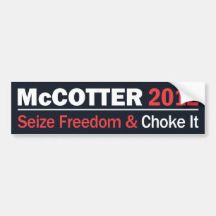 McCotter ergreifen Freiheits-Autoaufkleber Autoaufkleber