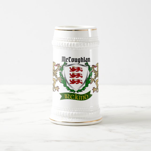 McCoughlan/Cochlan Irish Shield Bierglas (Mittel)