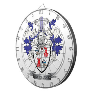 McCracken Familienwappen-Wappen Dartscheibe