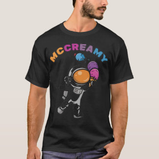 Mccreamy Space Astronaut Funny Youtuber Ngmrfresh T-Shirt