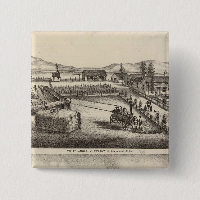 McCreary res, Newtown Landing Button (Vorderseite)