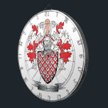 McCulloch Familienwappen-Wappen Dartscheibe<br><div class="desc">McCulloch Familienwappen und Scottish McCulloch Wappen. Für Männer mit dem McCulloch Familiennamen und für Frauen mit den McCulloch Nachnamen. Klicken Sie an unseren Speicher: "McCulloch Familienwappen", zum aller unserer Entwürfe zu sehen, den McCulloch Familiennamen zu kennzeichnen.</div>