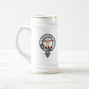 McCulloch Wappen Abzeichen Bierglas