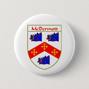 McDermott Wappen/Familienwappen Button