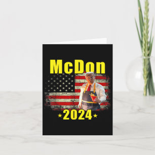 Mcdon 2024 Lustig Donald Trump French Frites Koche Karte