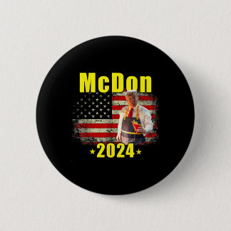 Mcdon Lustig Donald Trump Pommes Frites Kochen Fri Button
