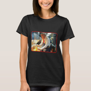 Mcdon Lustig Donald Trump Pommes Frites Kochen Fri T-Shirt