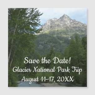McDonald Creek im Glacier National Park Magnetkarte