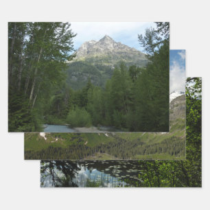McDonald Creek im Glacier-Nationalpark Geschenkpapier Set