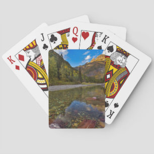 McDonald Creek im Herbst mit Garden Wall Spielkarten