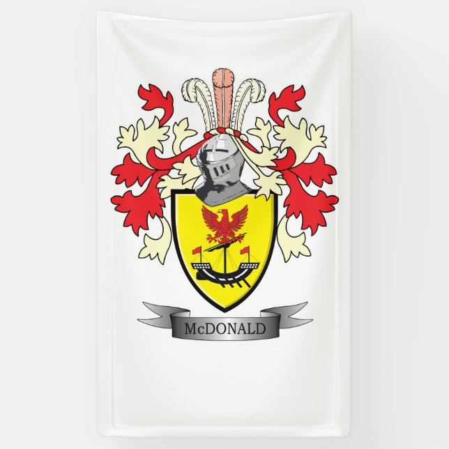 McDonald-Familienwappen-Wappen Banner (Vertikal)