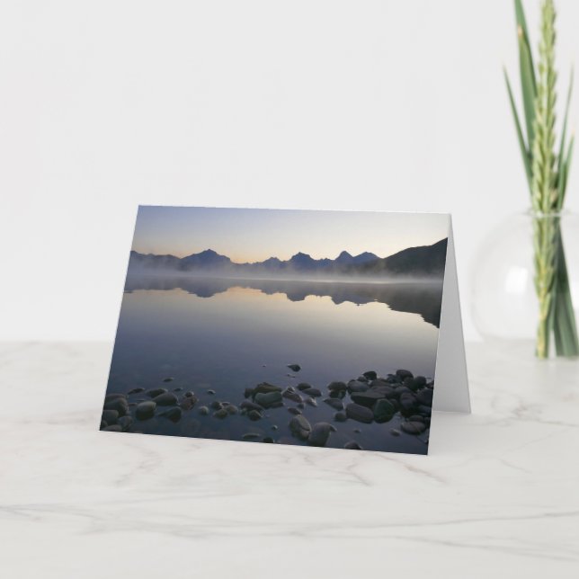 McDonald Lake bei Sunrise II Karte (Vorderseite)