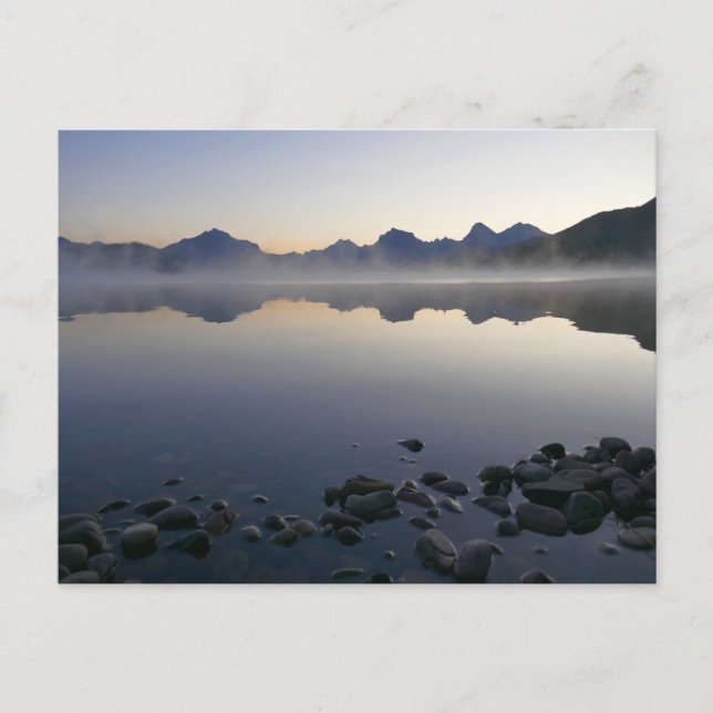 McDonald Lake bei Sunrise II Postkarte (Vorderseite)