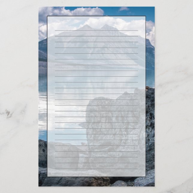 McDonald Lake Briefpapier (Vorderseite)