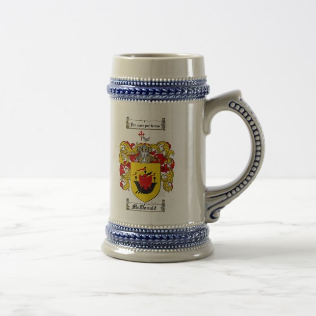 McDonald-Wappen Stein Bierglas (Rechts)