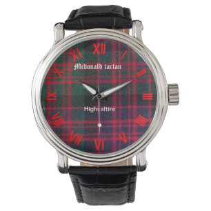 Mcdonaldtartanuhr durch highsaltire armbanduhr