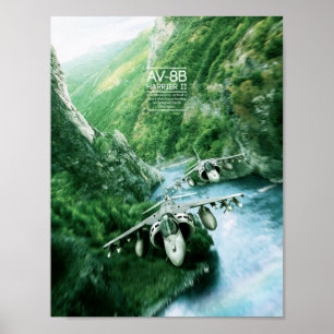 McDonnell Douglas AV-8B Harrier II-Poster Poster