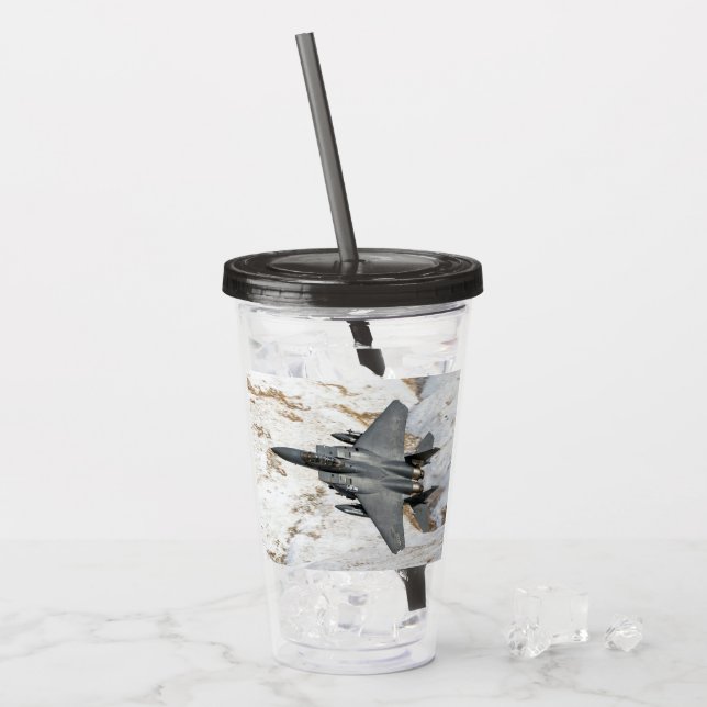 McDonnell Douglas F-15 Eagle Acryltrinkbecher (Vorderseite Ice)