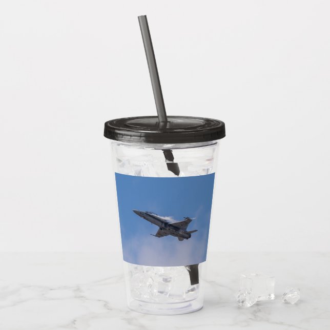 McDonnell Douglas F/A-18 Hornet Acryltrinkbecher (Vorderseite Ice)