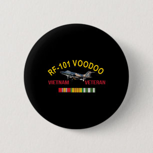 Mcdonnell F-101 Voodoo Vietnam Veteran Rf-101 Vood Button