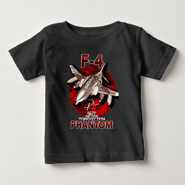 McDonnell F-4 Phantom Spitzname Rhino Gone Aber Ne Baby T-shirt (Vorderseite)