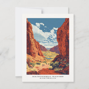 McDonnell Ranges Australie Carte postale Voyage
