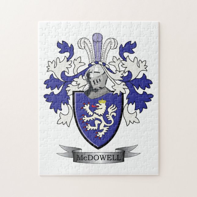 McDowell Familienwappen-Wappen (Vertikal)